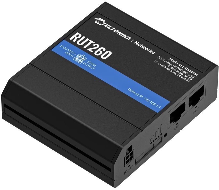 Teltonika RUT260 Industrial cellular LTE6 Wi-Fi Router