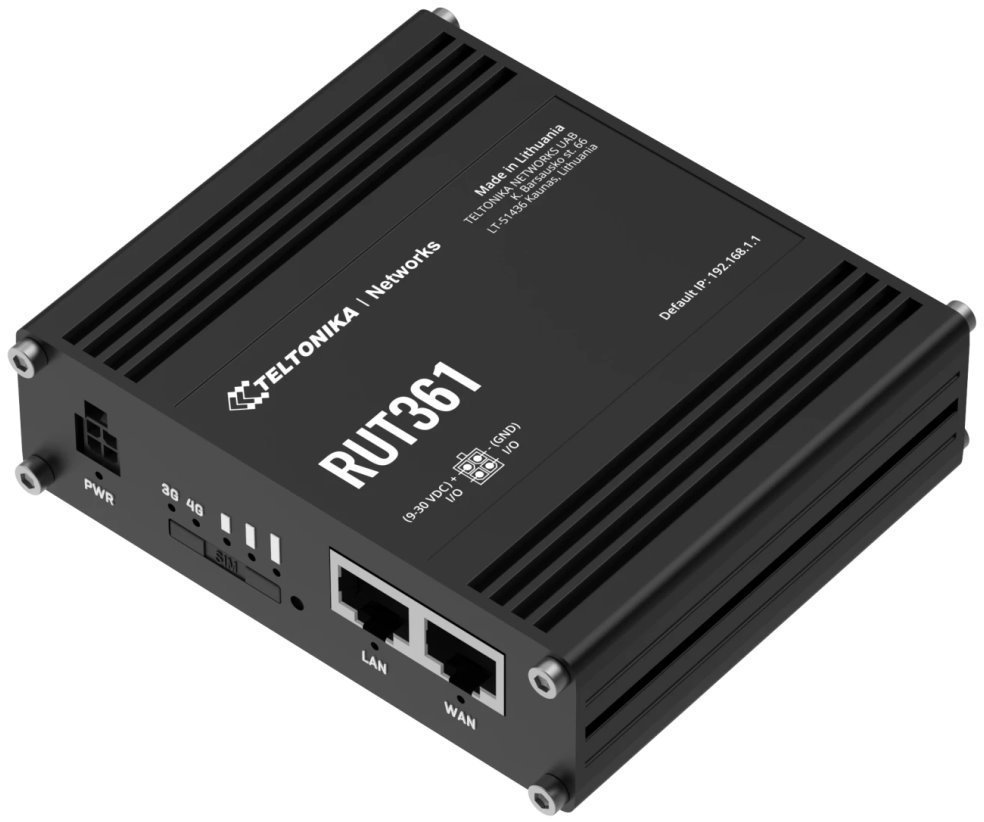 Teltonika RUT361 Industrial cellular LTE6 Wi-Fi Router