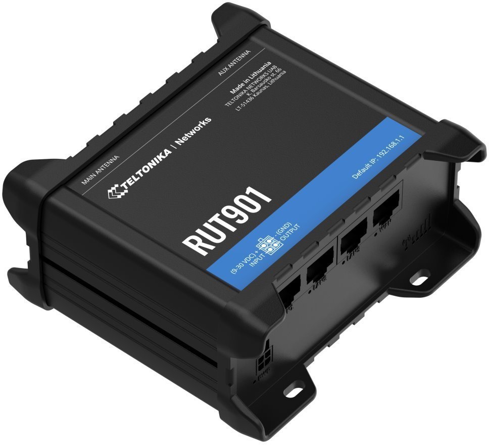Teltonika RUT901 Industrial cellular LTE Wi-Fi Router