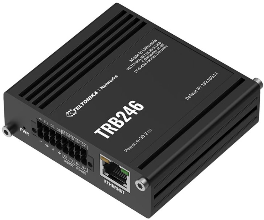 Teltonika TRB246 Industrial LTE Gateway Router, GPS, I/O, RS232 and RS485