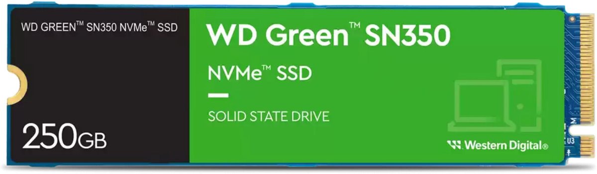 WD Green SN350 NVMe SSD, M.2, 250GB