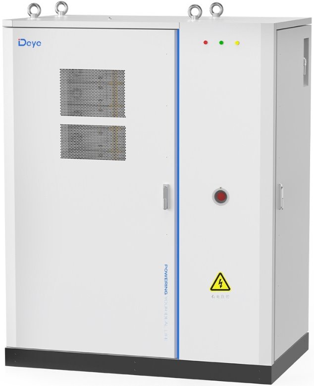 DEYE battery storage GE-F120-2H2 included 50K inverter, 122.8 kWh, HV