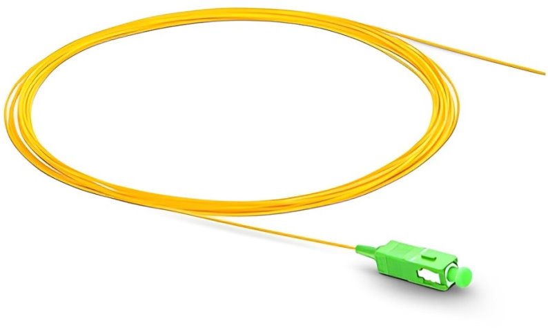 Conexpro fiber optic pigtail, SC APC, Singlemode, G.657.A2, 3m