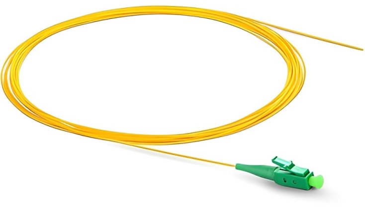 Conexpro fiber optic pigtail, LC APC, Singlemode, G.657.A2, 2m
