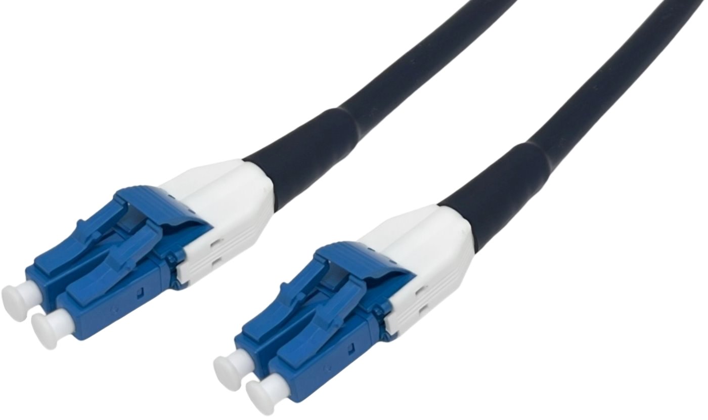 Conexpro fiber optic outdoor patch cord, LCupc/LCupc, Duplex, Singlemode, 5m