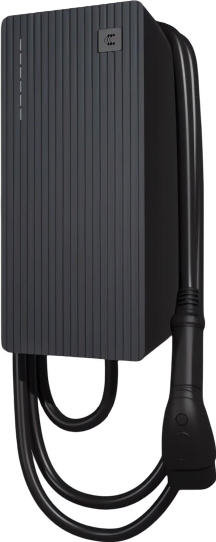 Teltonika TeltoCharge EVC1 charging station for electric cars with 5m cable, 11kW, 3 phase, Type 2, no cover