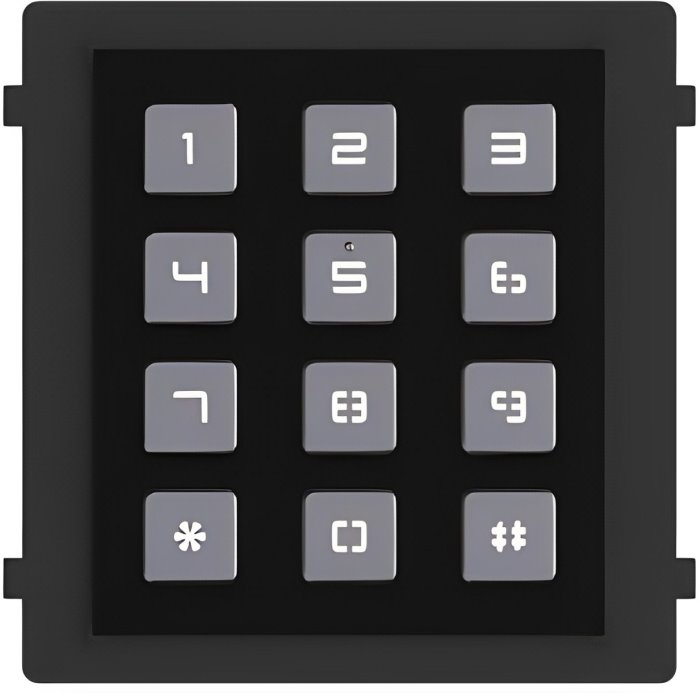 Hikvision DS-KD-KP/Black Module with numeric keypad for IP intercom, black