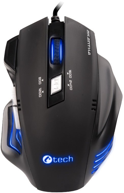C-TECH mouse AKANTHA, blue LED backlight