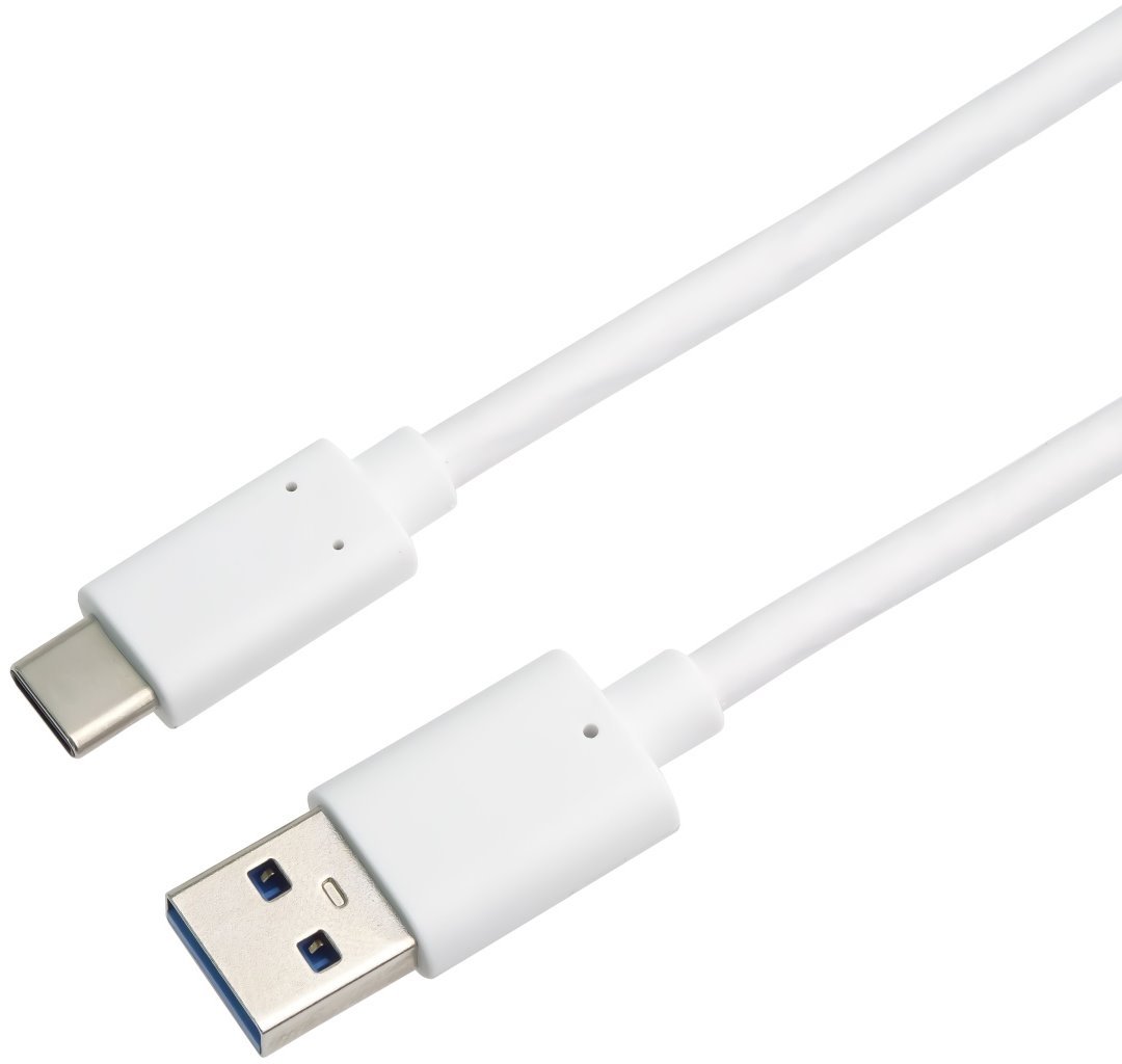 PremiumCord kabel USB-C to USB-A, USB 3.2 Gen 2, 3A, 2m, white