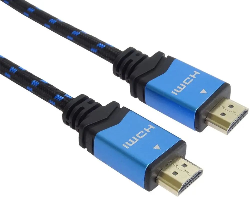 PremiumCord Ultra HDTV 4K@60Hz cable HDMI 2.0b metal+gold-plated connectors, 1m