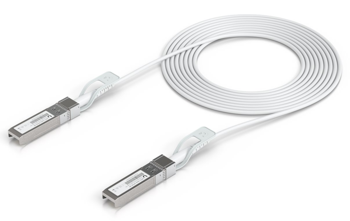 Ubiquiti UACC-Uplink-SFP28-3M, DAC cable, SFP28, white, 3m