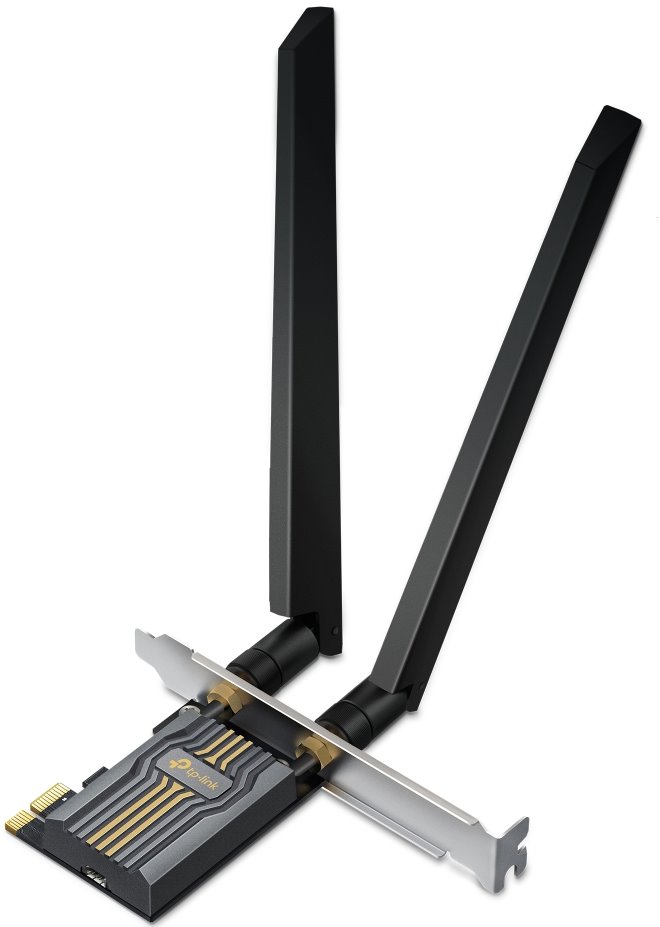 TP-Link Archer TBE400E Tri-Band Wi-Fi 7 PCI Express adapter with Bluetooth