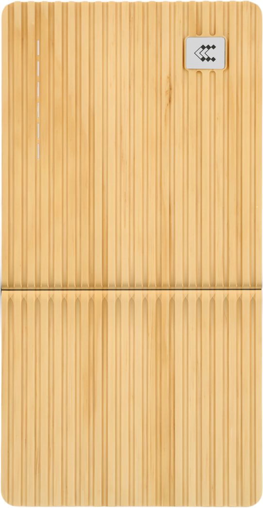 Teltonika TeltoCharge EVC1 front plastic panel, wooden
