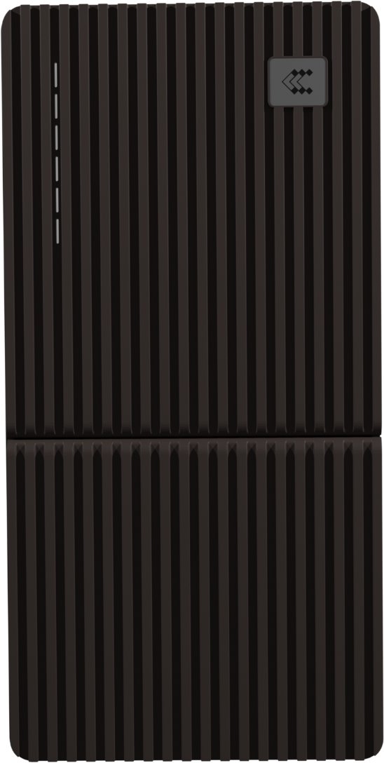 Teltonika TeltoCharge EVC1 front plastic panel, brown