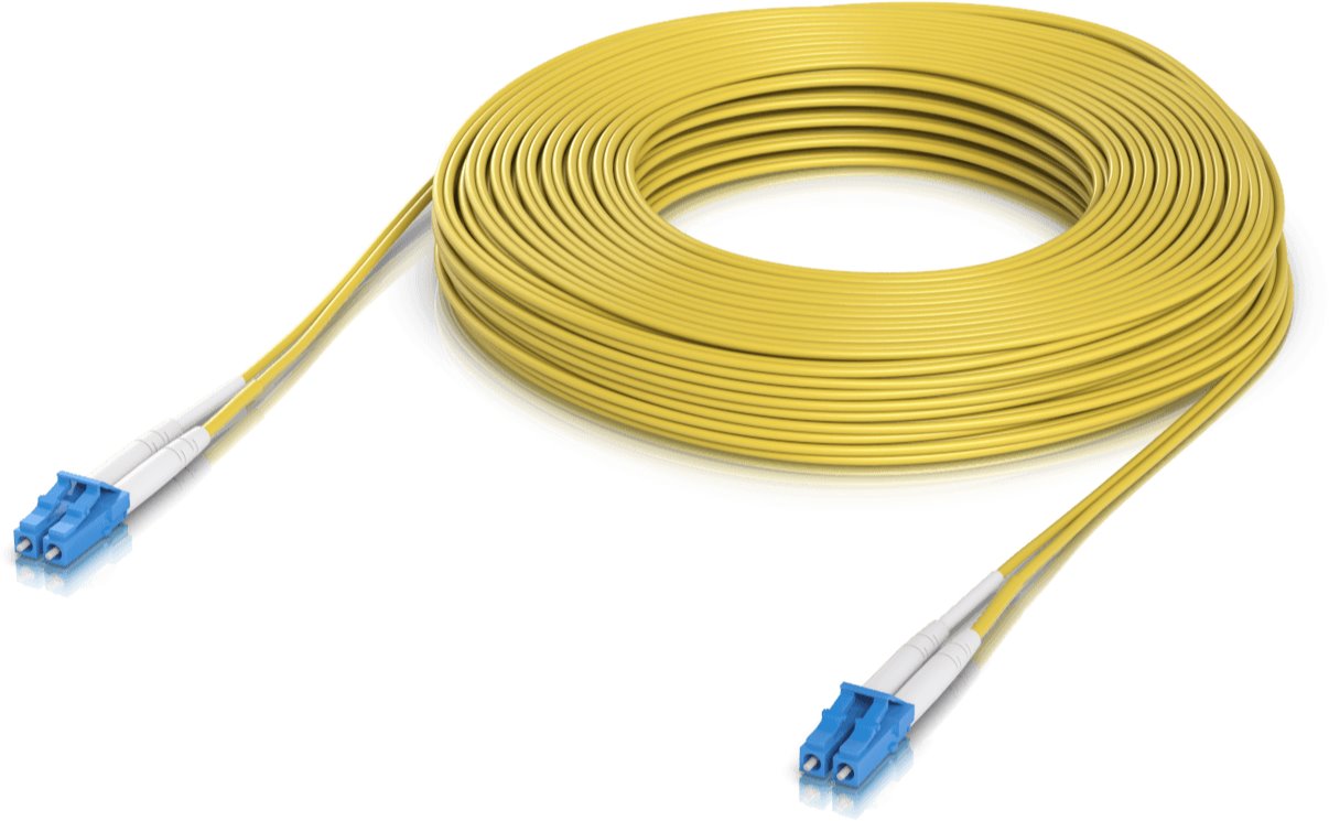 Ubiquiti UACC-OFC-S2-LULU-30M, Fiber patch cord cable, LCupc/LCupc, Duplex, Singlemode, 30m