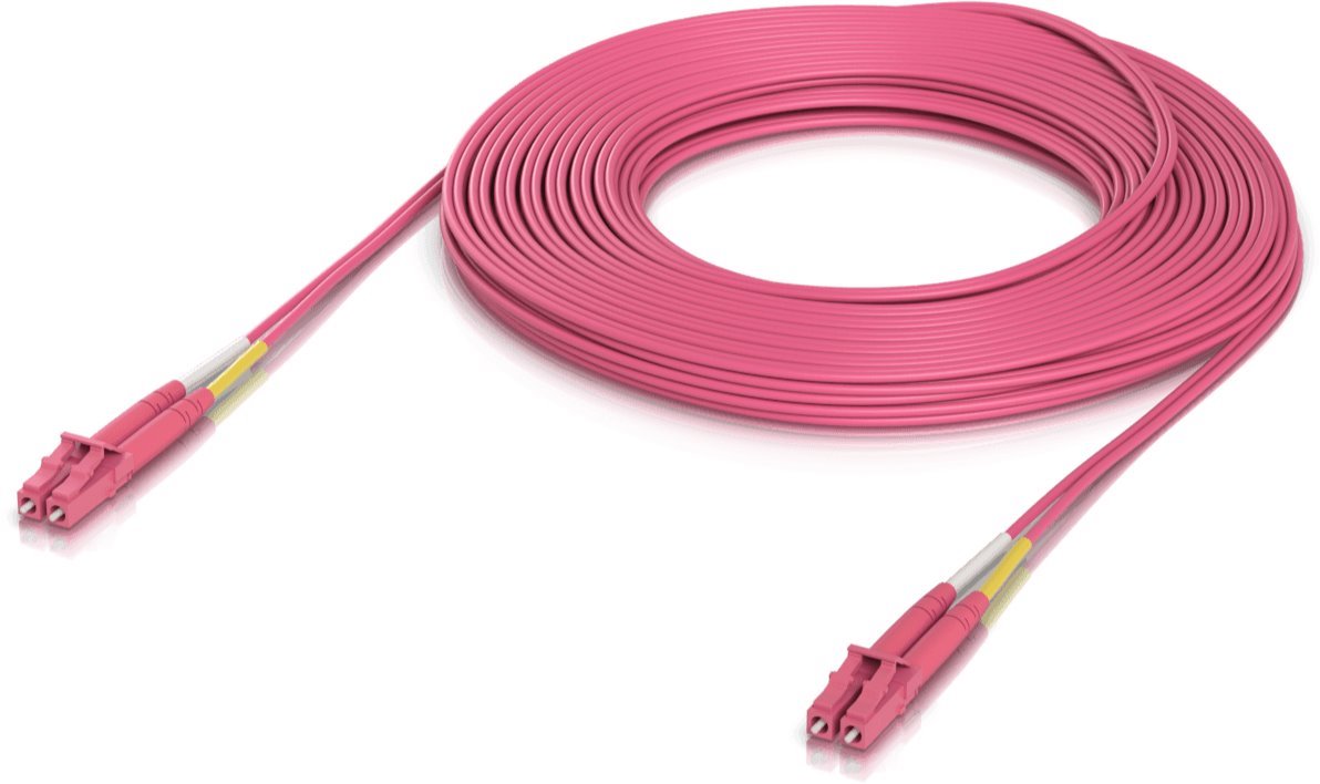 Ubiquiti Optical OM4 multimode patch cord, LCupc/LCupc, Duplex, 15m