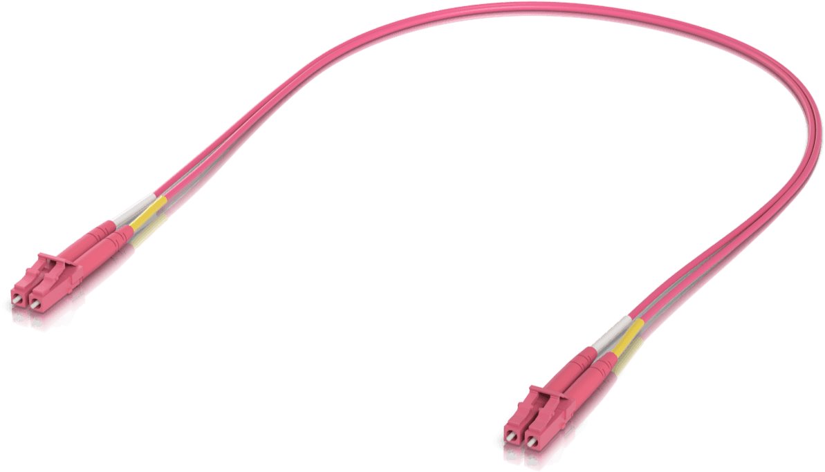 Ubiquiti Optical OM4 multimode patch cord, LCupc/LCupc, Duplex, 0.5m