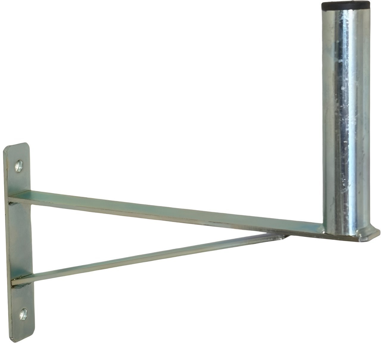 Wall-mounted antenna bracket "L", length 30cm, height 15cm, diameter 32mm, retail package