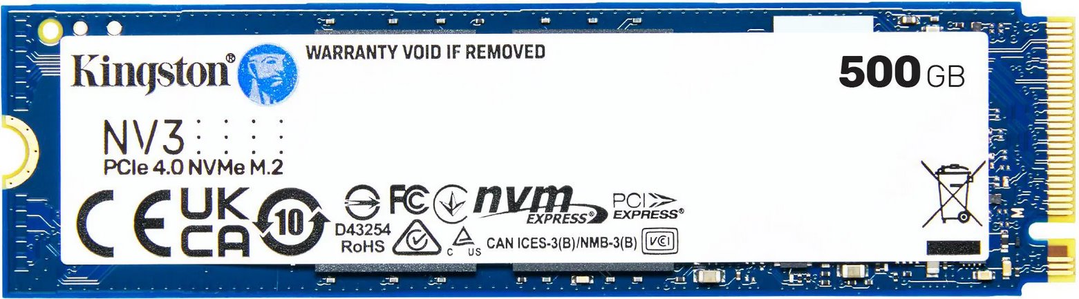 Kingston SSD NVMe NV3, M.2, 500GB