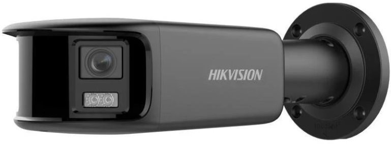Hikvision IP panoramic bullet camera DS-2CD2T87G2P-LSU/SL(4mm)(C)/BLACK, 8Mpx, 2x 4mm, ColorVu, Black