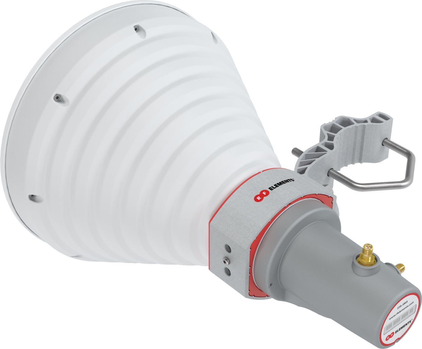 RF elements STH-30-USMA Symmetrical sector StarterHorn antenna, 30°, USMA, 5GHz, 18dBi