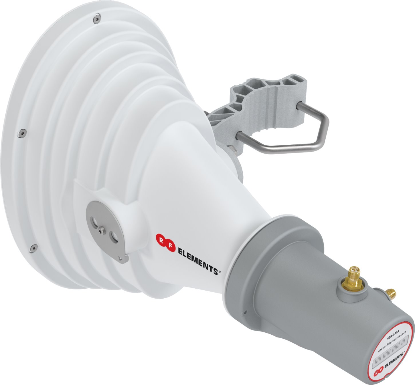 RF elements STH-A45-USMA Asymmetrical sector StarterHorn antenna, 45°/30°, USMA, 5GHz, 17dBi