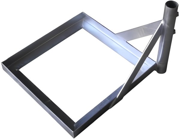 Tile base for antenna mast up to 48 mm, base 50x50 cm