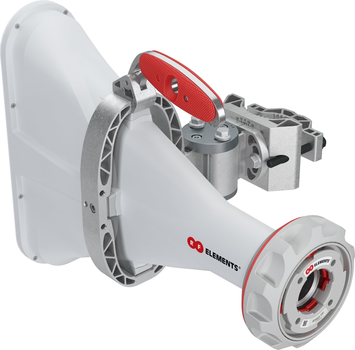 RF elements Asymmetrical sector Horn antenna with TwistPort, 5GHz, 17dBi, 60°/25°