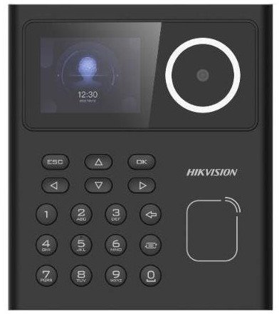 Hikvision DS-K1T320MWX, Facial recognition access terminal with Mifare card reader, keyboard, WiFi