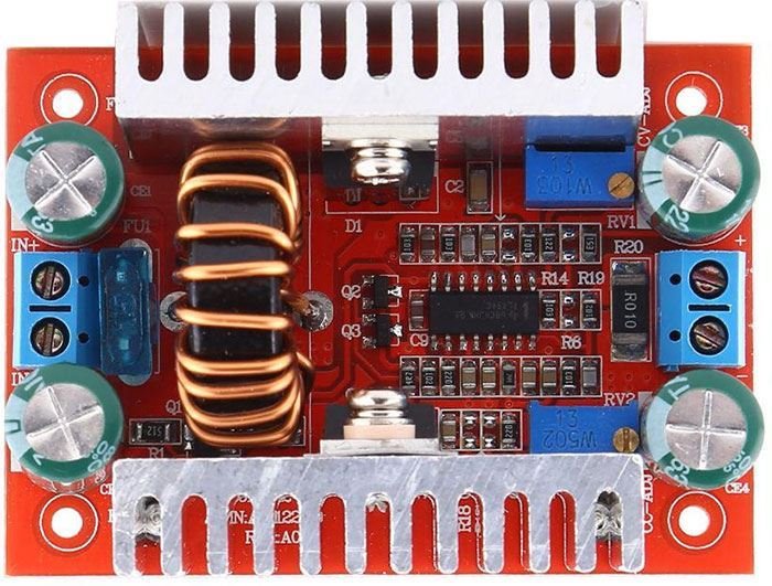 Conexpro step-up voltage converter, input 8-50V, output 12-60V, 12A, 400W