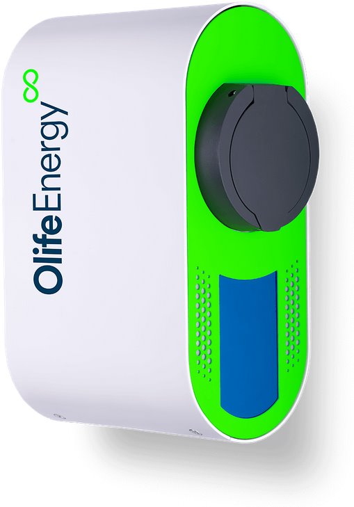 OlifeEnergy WallBox PLUS, charging station with socket, 22kW