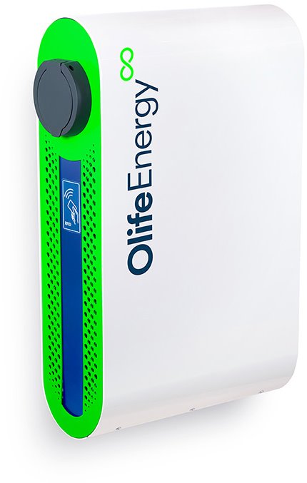 OlifeEnergy DoubleBox PLUS, charging station with two sockets, 2x 22kW