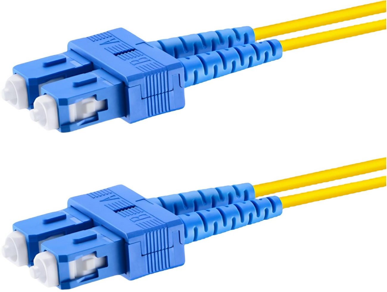 Conexpro fiber optic patch cord, SCupc/SCupc, Duplex, Singlemode 9/125, 5m