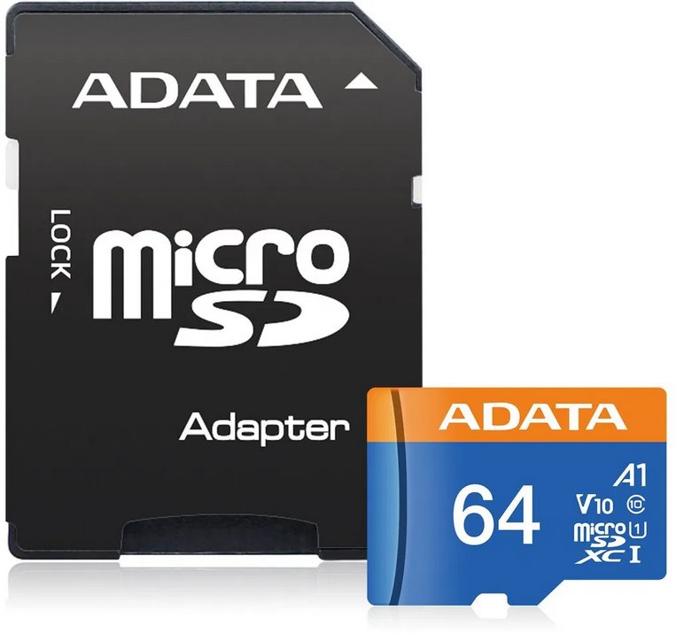 ADATA Micro SDXC 64GB Premium + SD adapter