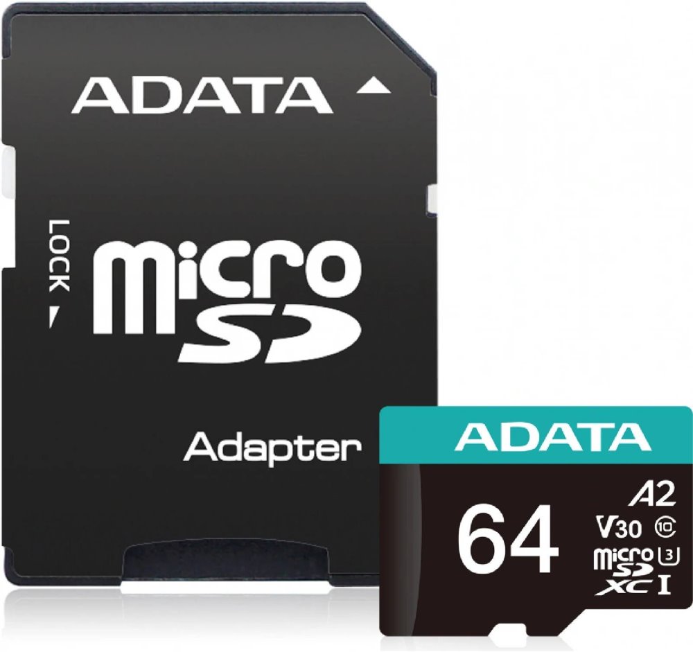 ADATA Micro SDXC 64GB Premier Pro + SD adapter