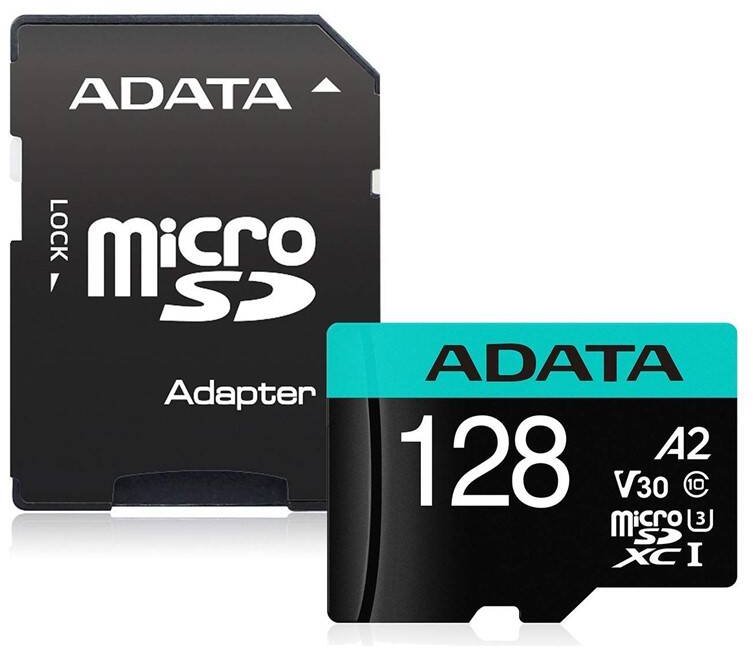 ADATA Micro SDXC 128GB Premier Pro + SD adapter