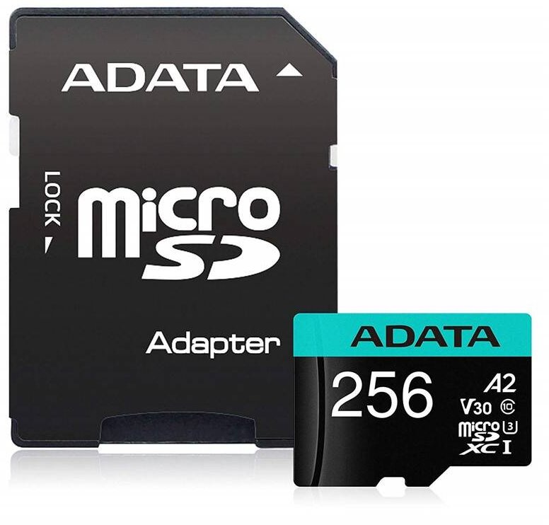 ADATA Micro SDXC 256GB Premier Pro + SD adapter