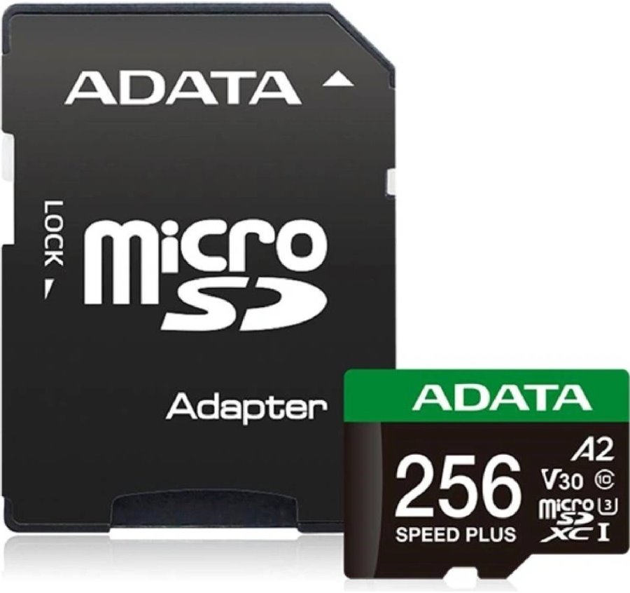 ADATA Micro SDXC 256GB Speed Plus + SD adapter