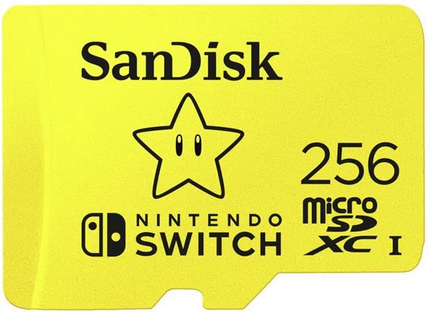SanDisk Nintendo Switch Micro SDXC 256GB