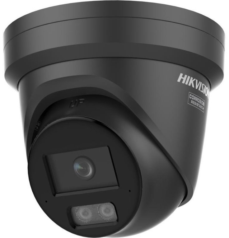 Hikvision IP turret camera DS-2CD2347G3-LIS2UY/SL(2.8mm)/BLACK, 4Mpx, 2.8mm, ColorVu 3.0, Black
