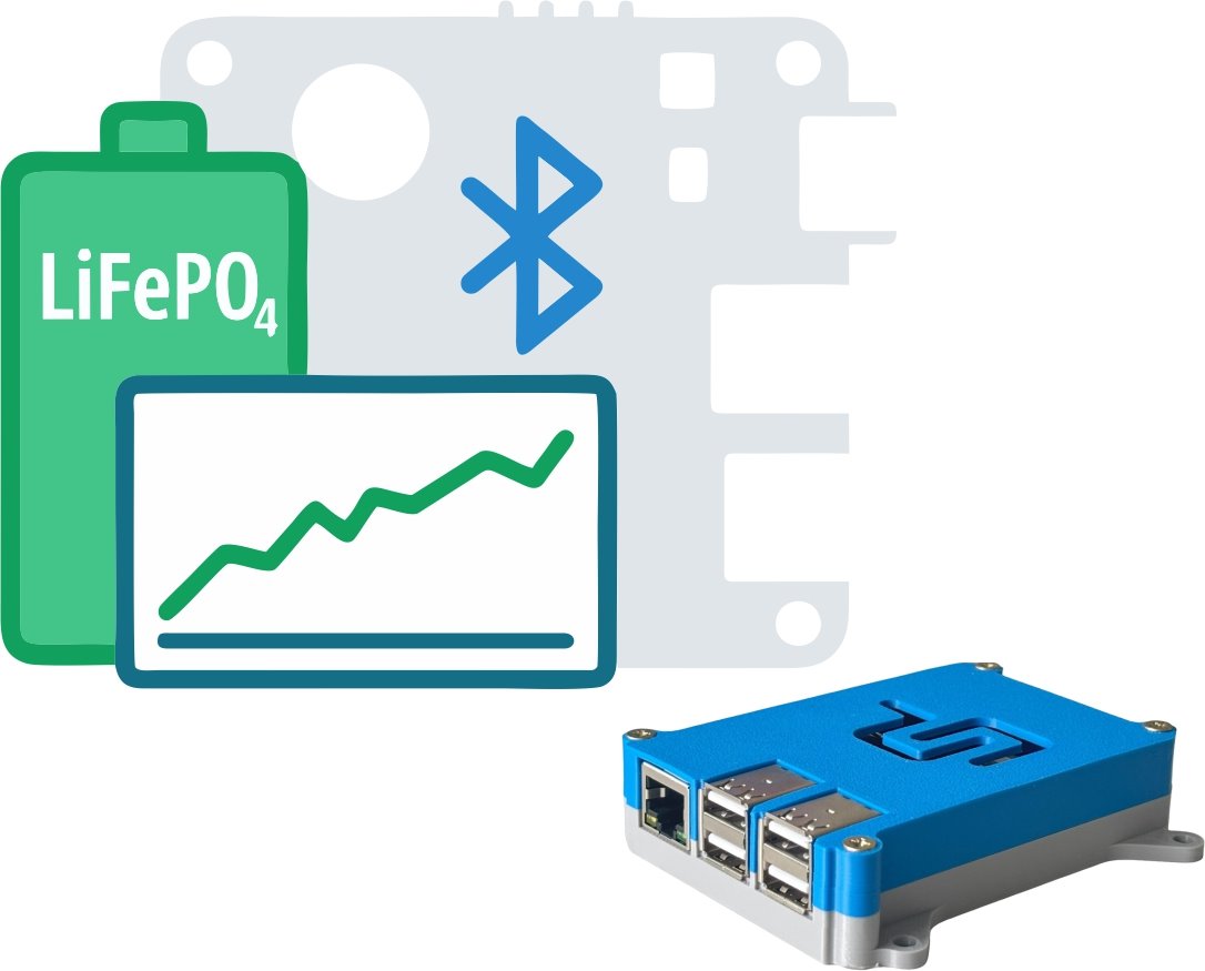Conexpro LiFePO4 Bluetooth battery monitoring