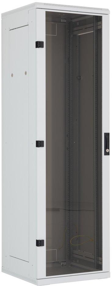 Triton 19" standing rack 18U/600x900 glass door, grey