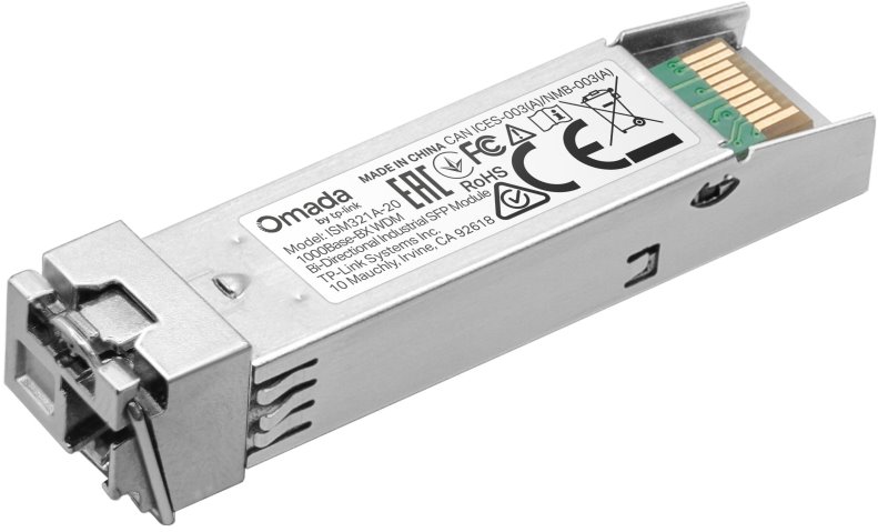 TP-Link ISM321A-20 Industrial Omada WDM SFP module, SM, 1550/1310nm, 20km, 2x LC
