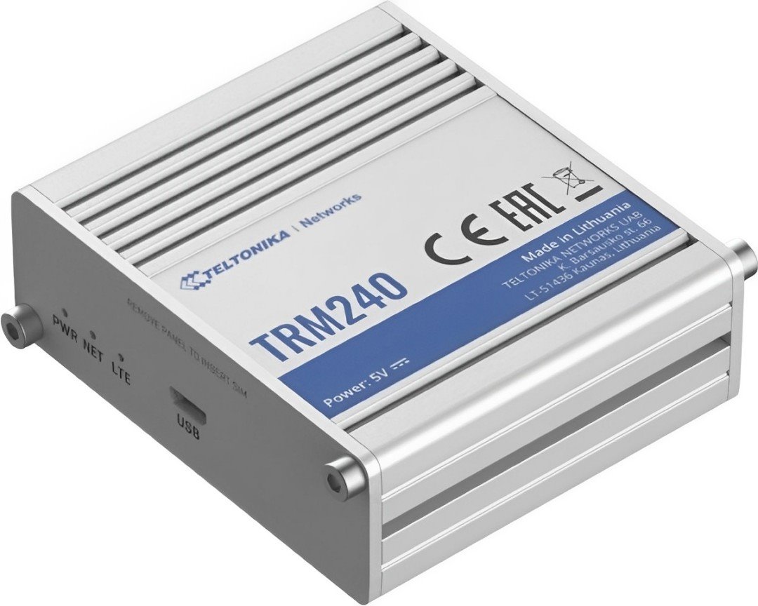 Teltonika TRM240 Industrial Cat-M1/3G/2G modem, damaged packaging