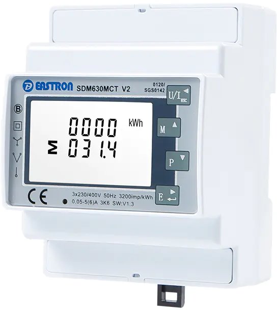 Eastron Electricity meter SDM630MCT V2 MID, 1/3 phases x/5A, no coils