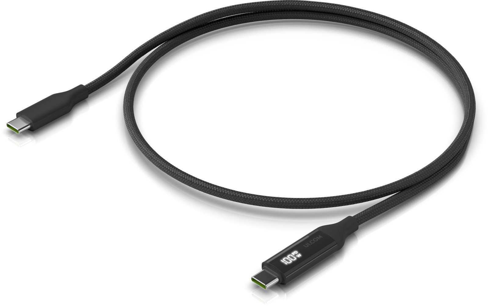 Ubiquiti USB-C cable with charge display, 100W PD, 1m