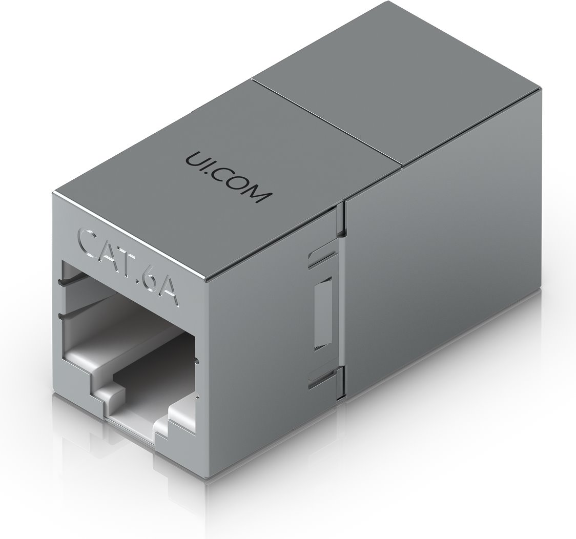 Ubiquiti Indoor RJ45 cable inline coupler, Cat6A, 10 pack