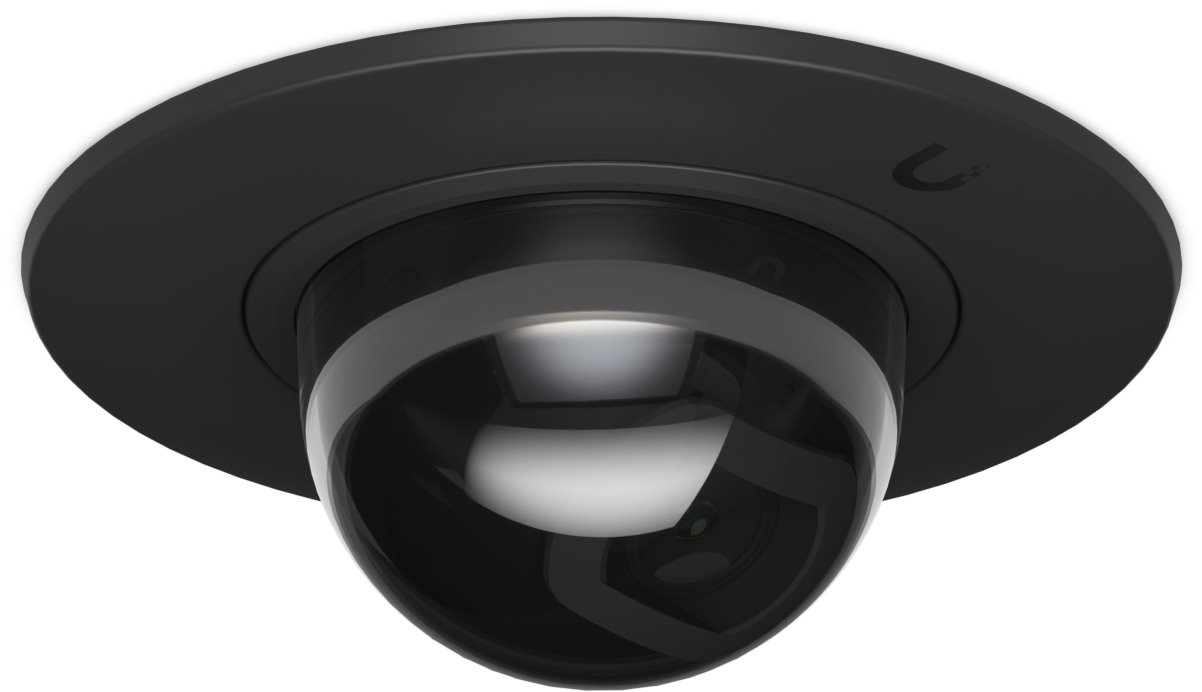 Ubiquiti Flush mount holder for UVC-G5-Dome-Ultra camera, black, smoked bubble