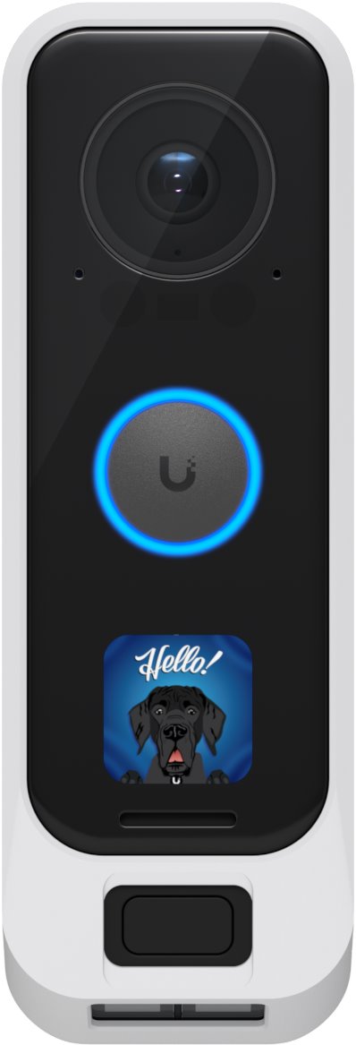 Ubiquiti cover for G4 Doorbell Pro, white design