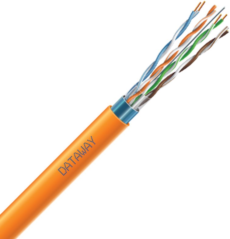 Dataway FTP cable, CAT5e, LSZH, B2ca, 500m, orange